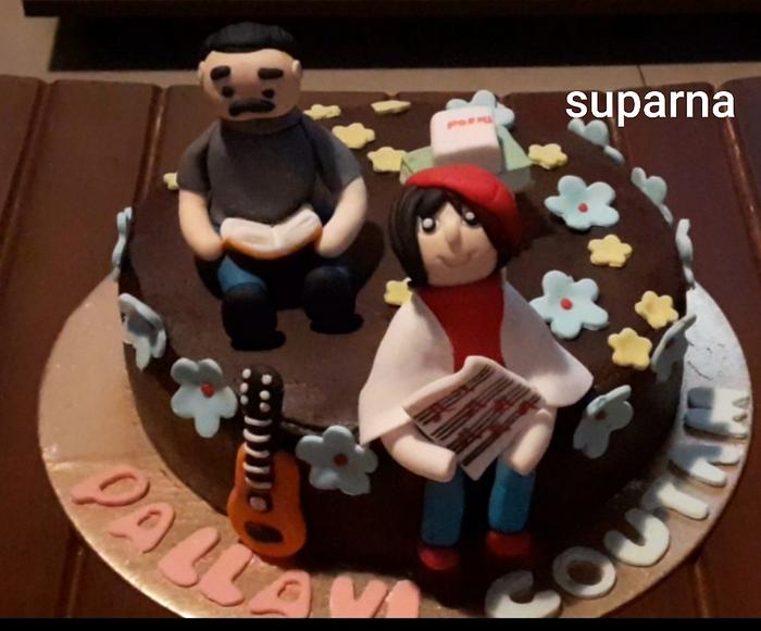 Birthday Cake for dad and daughter