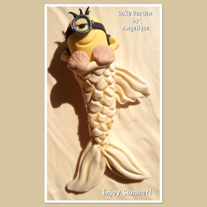 Minion Beach caketopper