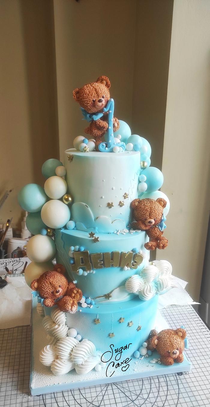 Teddy bears cake 