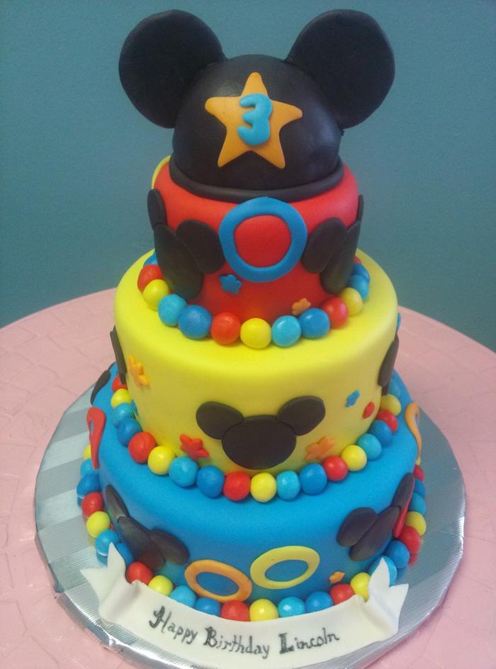 Mouse Theme Party Cake