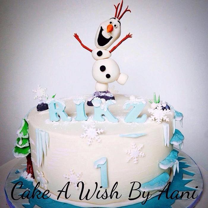 Olaf cake