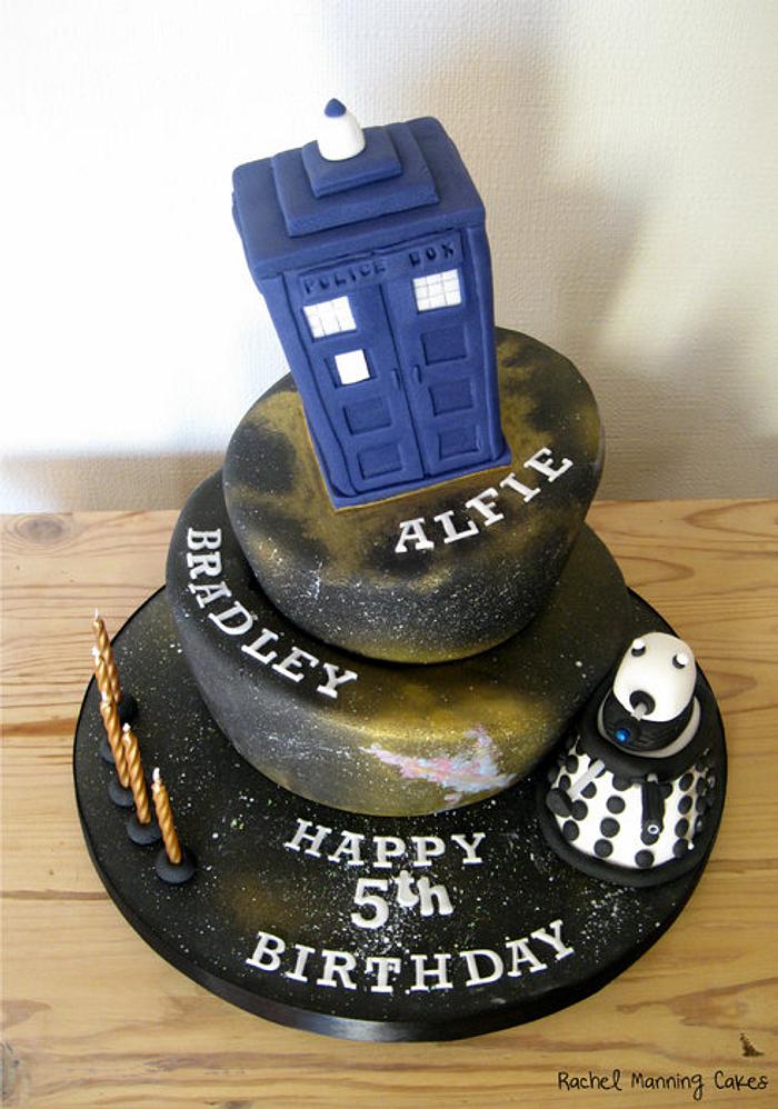 Doctor Who Dr Cake Tardis Dalek