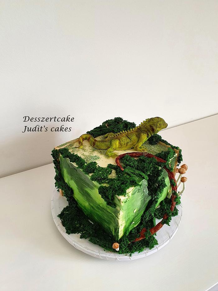 Iguana cake