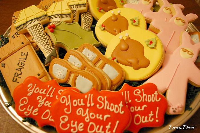 A Christmas Story Cookie Platter!