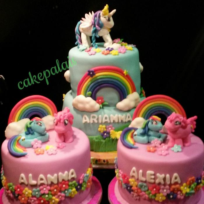 My little Pony Rainbow cake