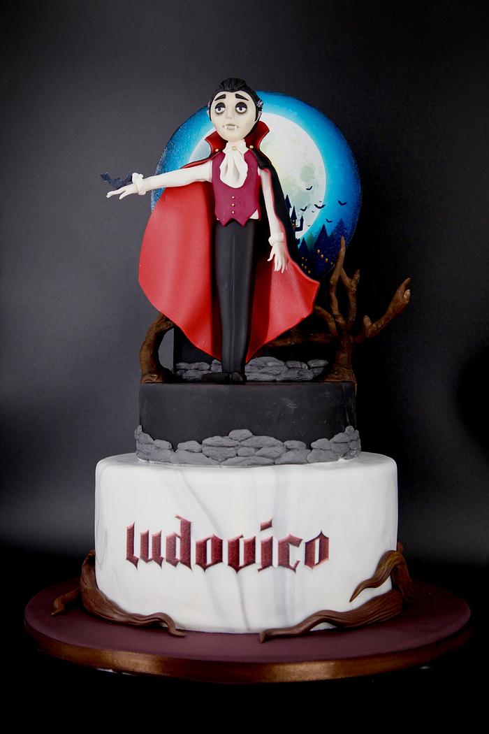 A funny vampire! - Decorated Cake by danida - CakesDecor