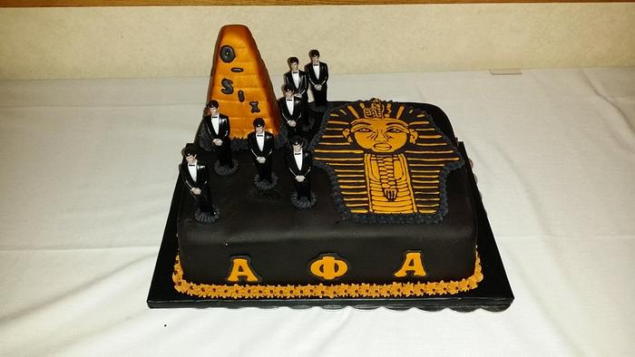 Kappa Alpha Psi birthday cake | Vanilla cake with vanilla bu… | Flickr