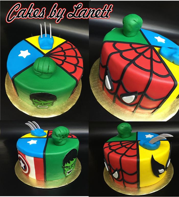 Comic Hero Cake