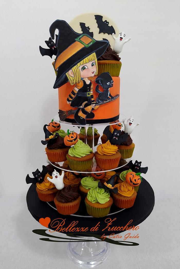Halloween Cupcakes cake