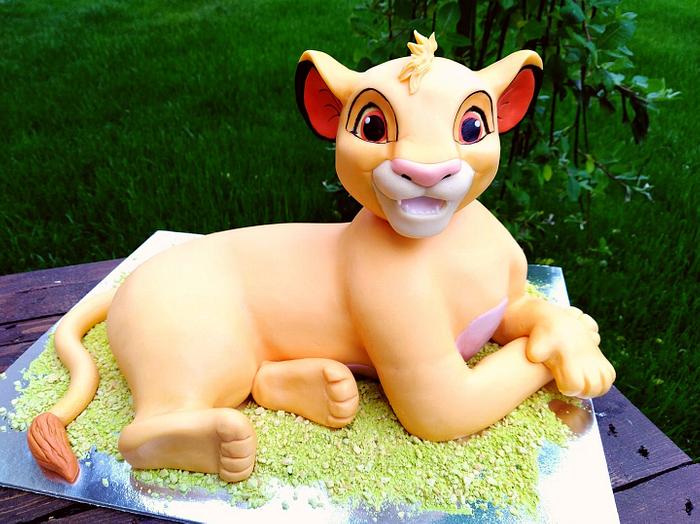Lion cake-Simba cake