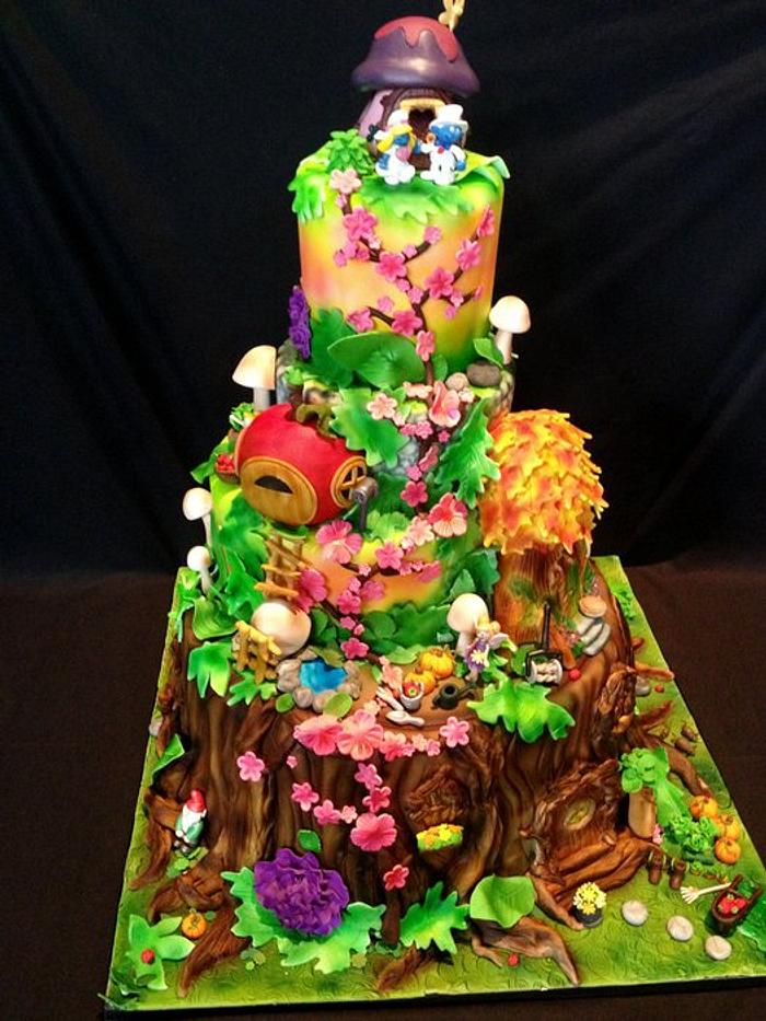 Wonderland - Decorated Cake Over The Top - CakesDecor