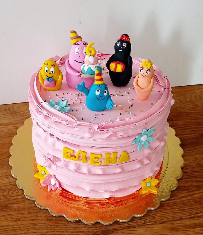 Barbapapas cake