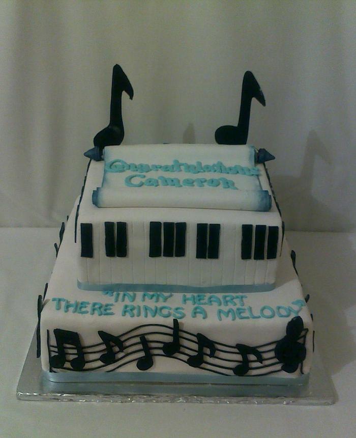 Musical Themed Cake 