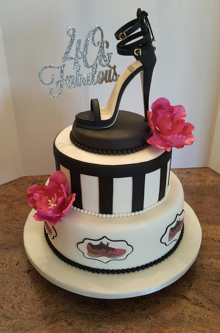Shoe Cake - Decorated Cake by The Sugar Bowl by Teresa - CakesDecor