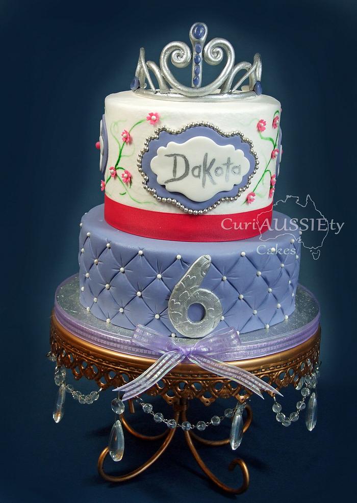 Princess Sofia the first theme cake