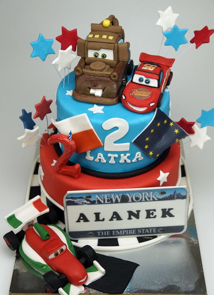 Cars 2 Birthday Cake