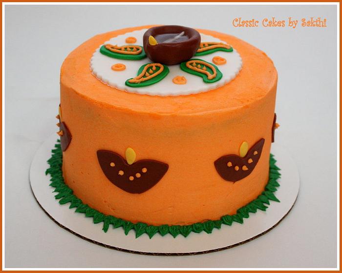 Rangoli & Diya Happy Diwali Cake – Douart-bakery
