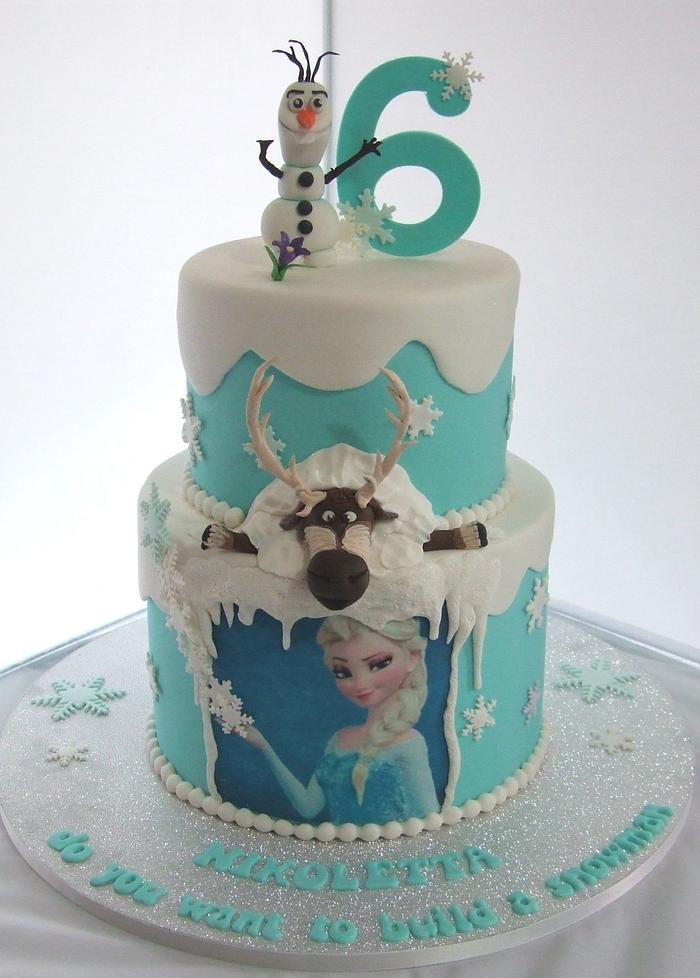 My 1st Frozen Cake!