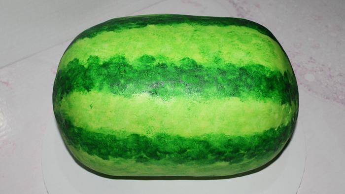 Realistic watermelon cake