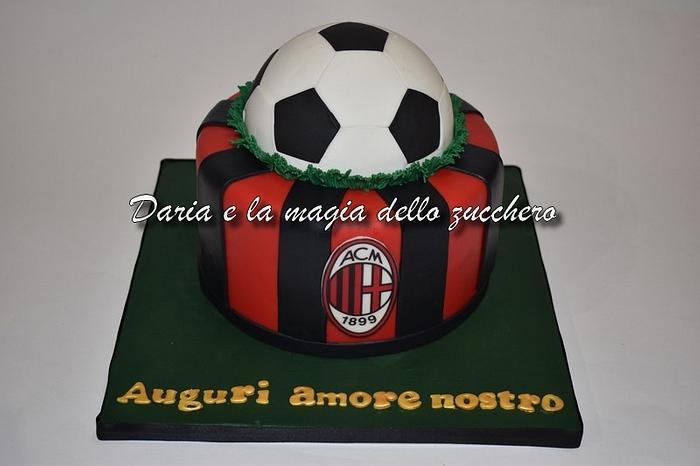 Milan soccer cake