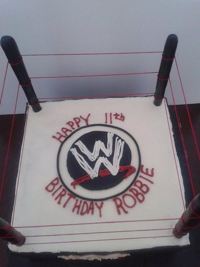WWE wrestling cake