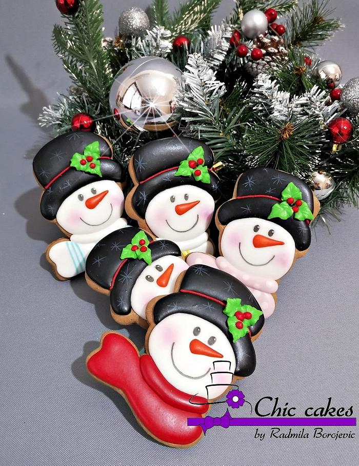  Gingerbread snowman