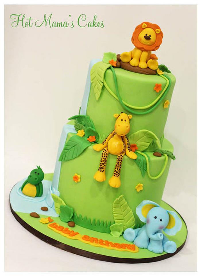 Jungle themed baby shower!