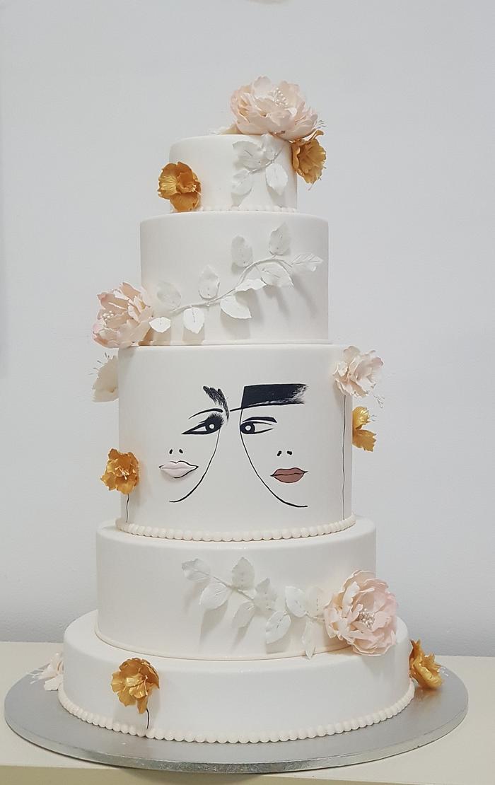 Wedding cake Ms&Mrs