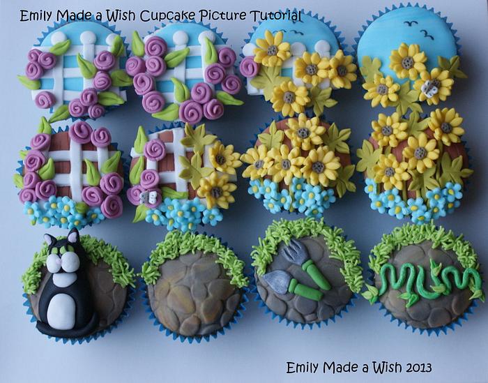 Mothers Day (UK) 'Picture' Cupcakes