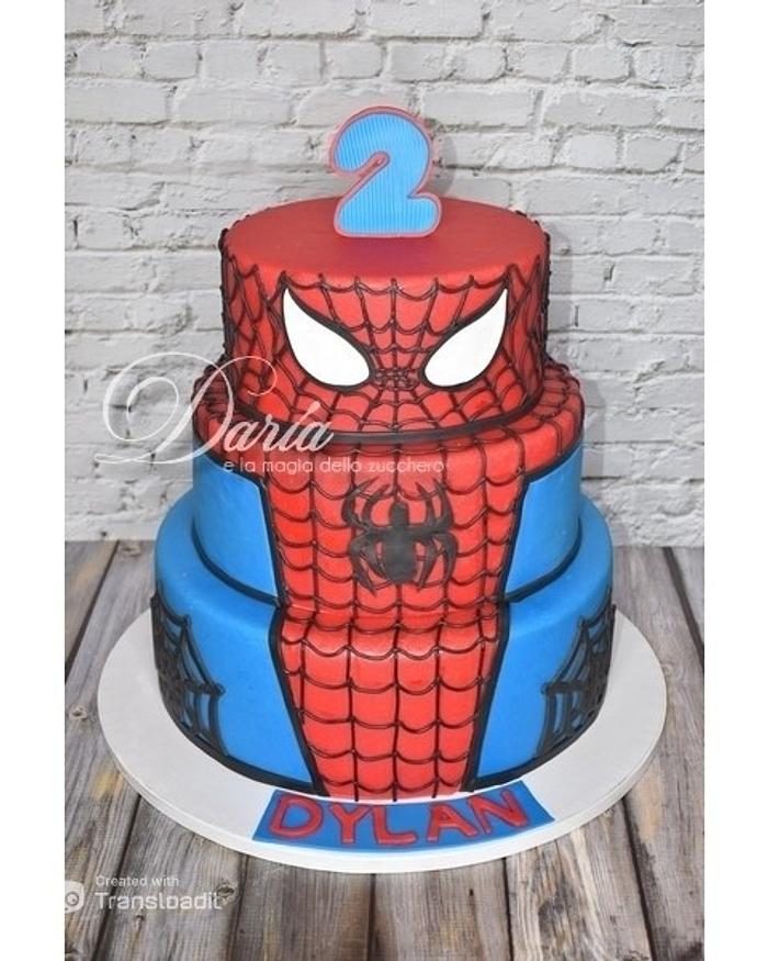 Spiderman cake