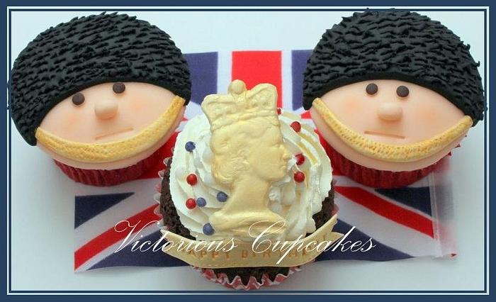 Trooping Of The Colour Cupcakes