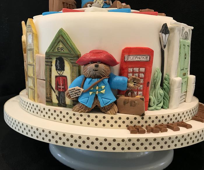 Paddington Bear Birthday Cake