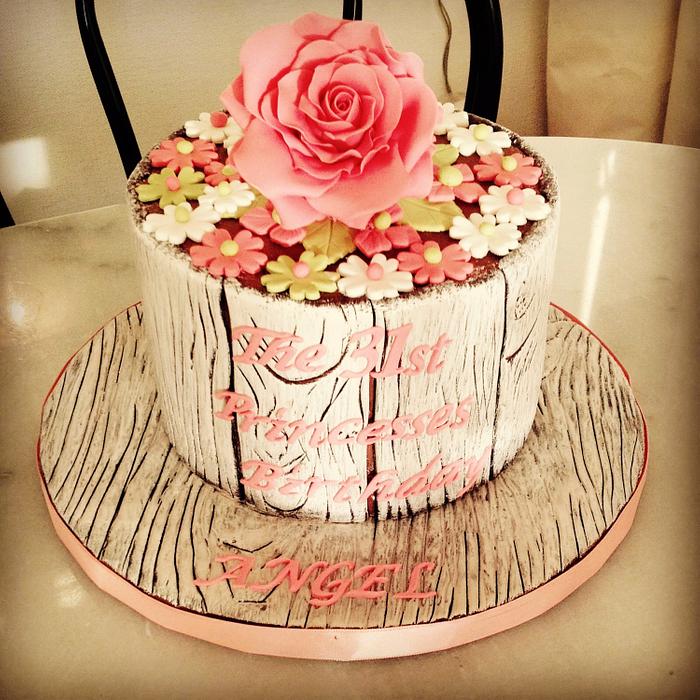 31st lady birthday cake