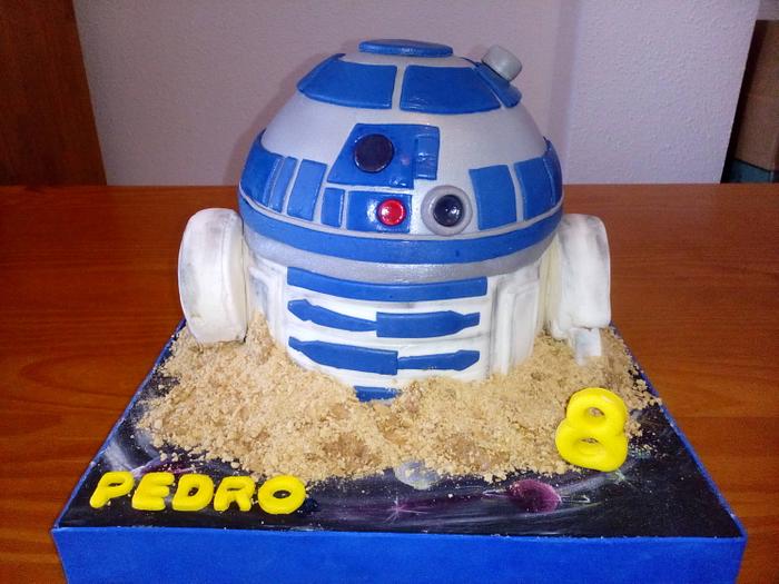 R2-D2 3D CAKE