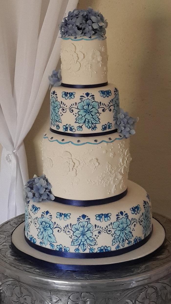 Delft Wedding Cake