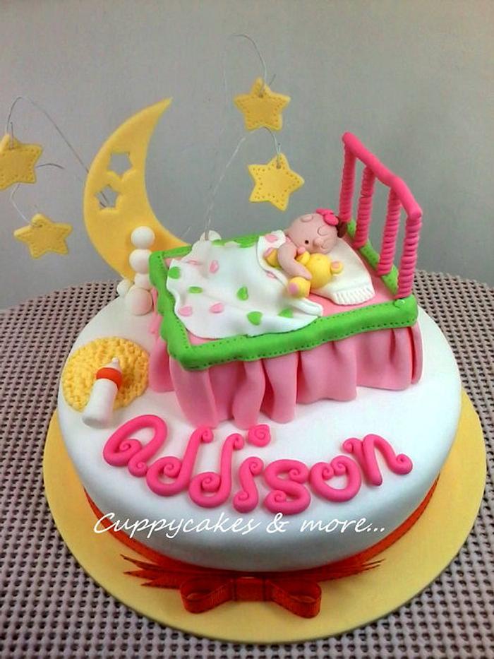Addisson in Dreamland theme cake