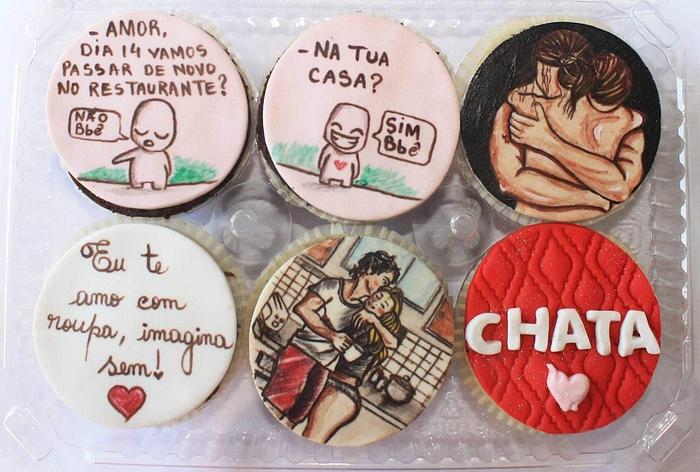 Valentines days cupcakes