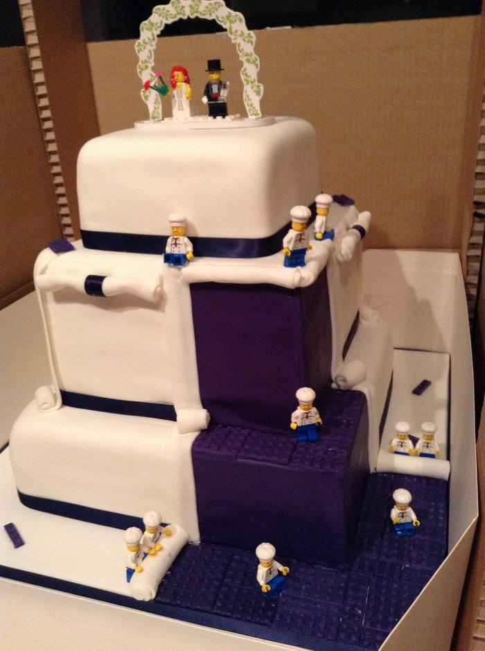 Lego Wedding Cake