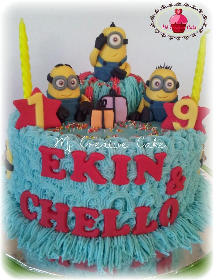 Minions at the b'day party