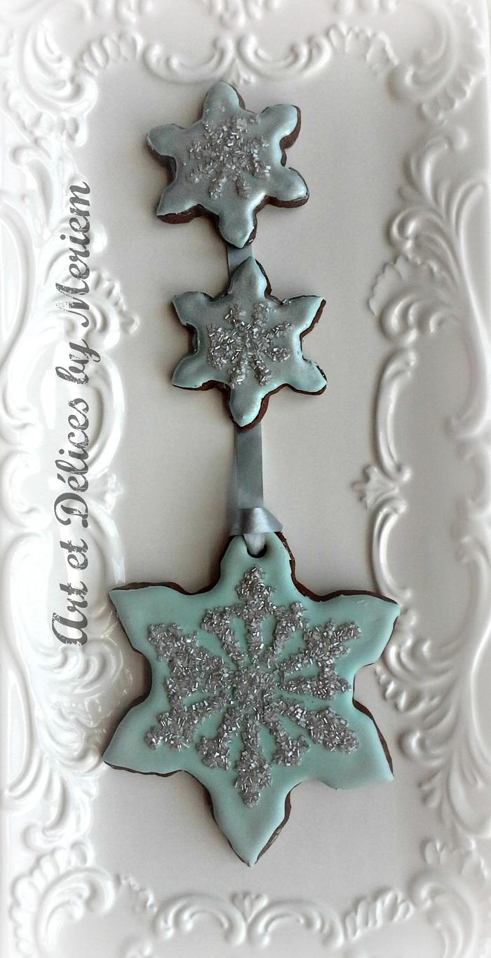 Sparkling Snowflakes cookies
