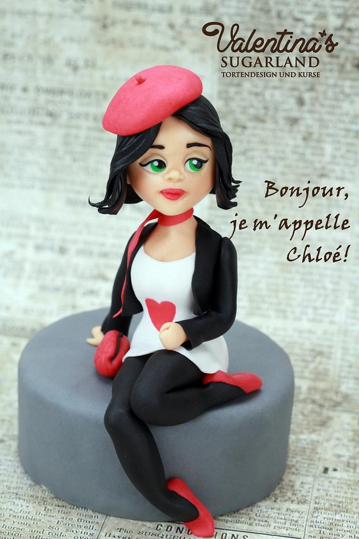 Chloé - basis fondant figurine