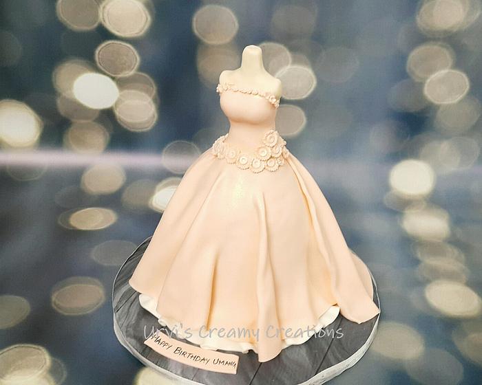 Classy Gown Cake
