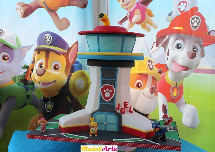 PAW PATROL LOOKOUT TOWER CAKE