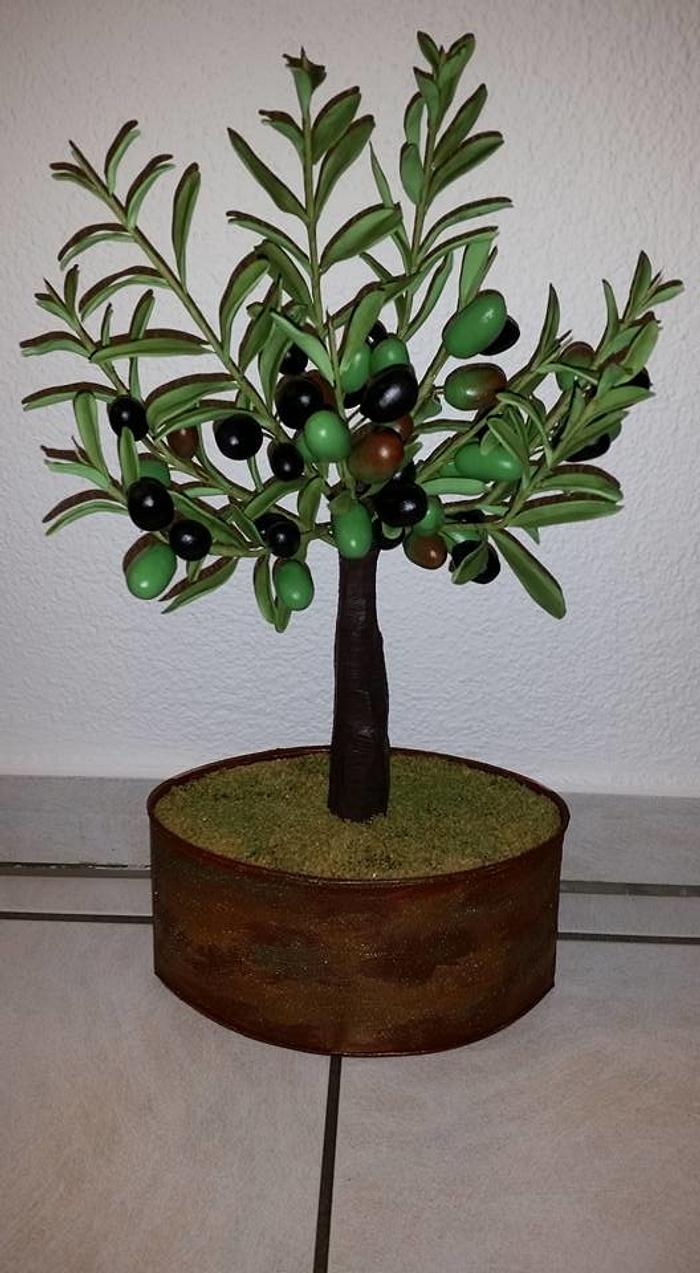 Gumpaste Olive-Tree