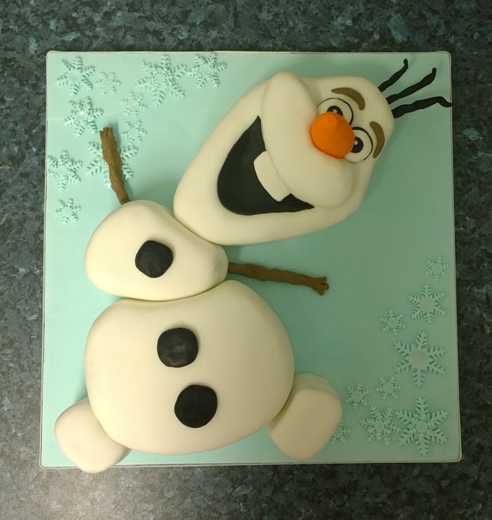 Olaf Cake