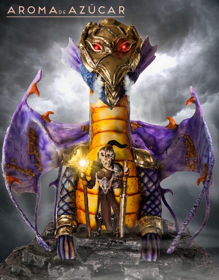 Diosa y Dragón Goddess and dragon Sugar Myths and Fantasies 2.0