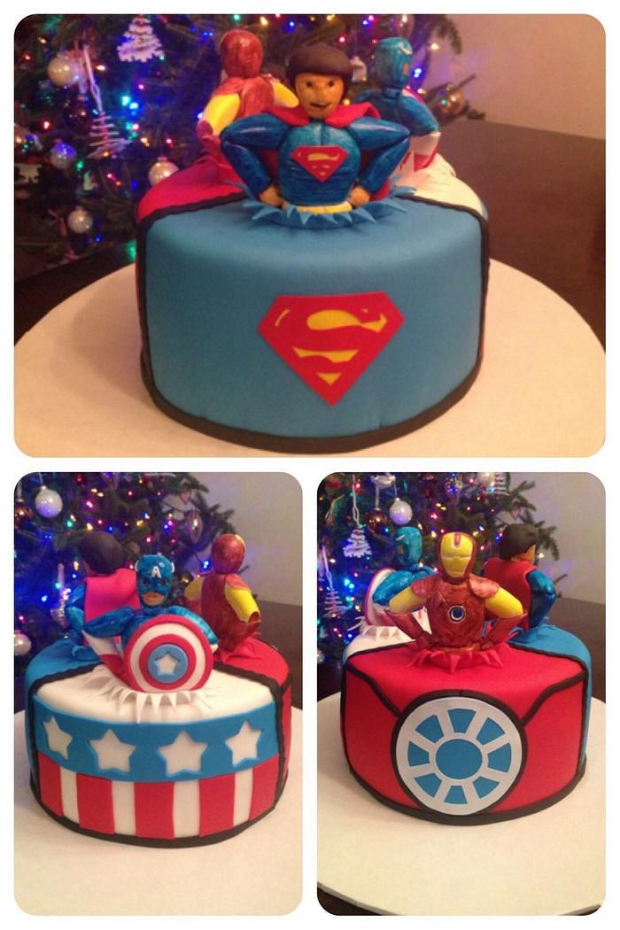 Super hero cake