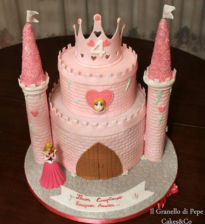 Princess Castle Cake 