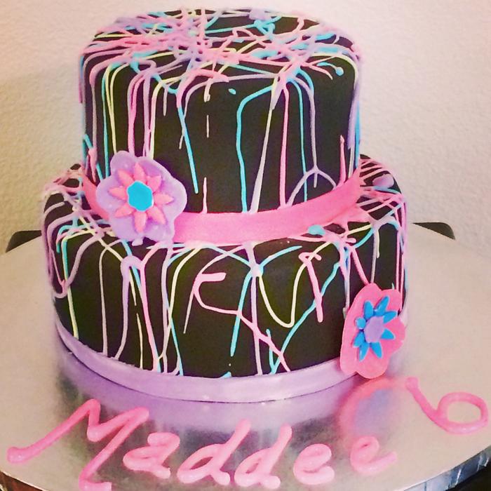 Graffiti cake