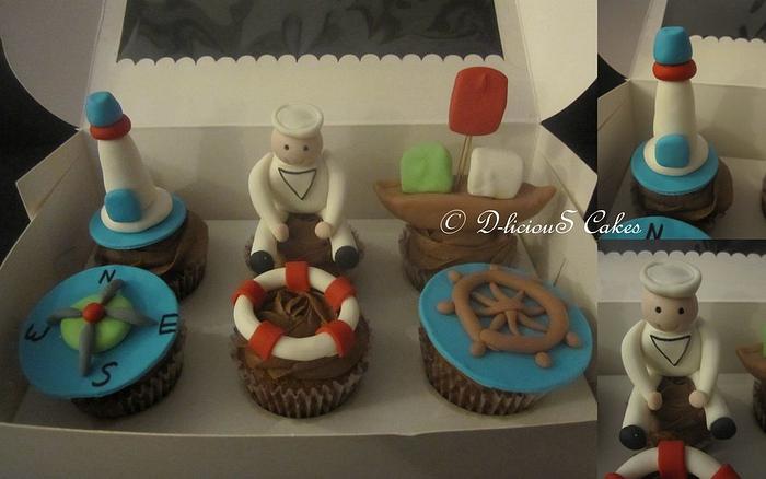 Sailor Boy Cupcakes :)
